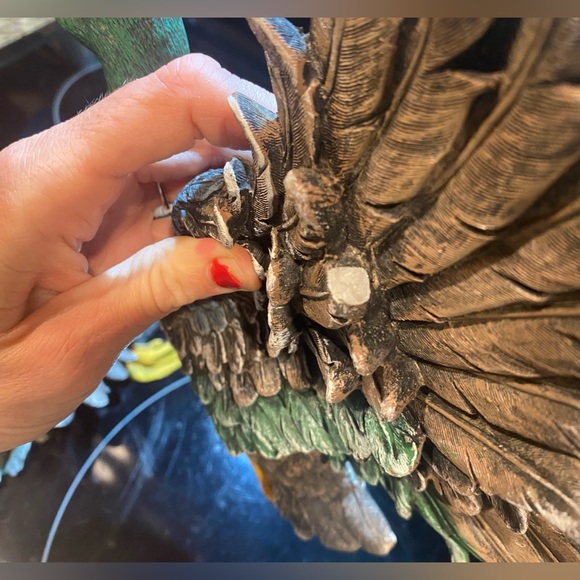 Vintage Resin Mallard Ducks On Flight Wall Hanging Decor 3D - Picture 5 of 6